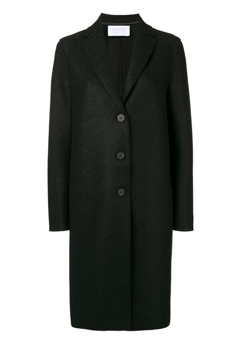 Black single-breasted virgin wool coat Harris wharf london - women HARRIS WHARF LONDON | Outerwear | A1331MLK199